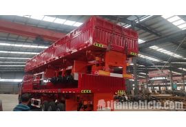 2 sets TITAN 3 axle side tipper trailer has delivery to Sudan
