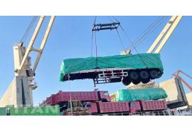 Tri Axle Drop Side Trailer will be sent to Ghana