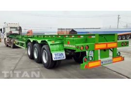 40ft Container Transport Semi Trailer Chassis will be sent to Cote d'Ivoire