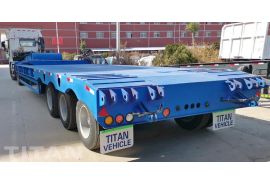 13.5 Meters Tri Axle Low Bed Truck will be sent to Cameroon