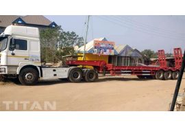 Tri Axle Low Bed Truck Feedback from Guyana Regular Customer