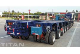 Hydraulic Multi Axle Modular Trailer for Heavy Equipment Transport in Nigeria