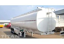 3 Axle 45000 Liters Diesel Fuel Tanker Trailer will be sent to Jamaica