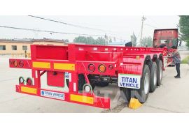 3 Axles 40Ft Skeleton Semi Trailer will be sent to Cote d'Ivoire