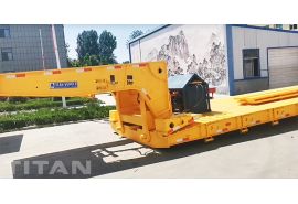 3 line 6 Axles Heavy Duty Lowboy Trailer will be delivered to Angola