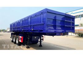 40 Ton Tri Axle Side Dump Trailer will be transported to Nigeria