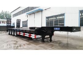 4 Axle 100 Ton Drop Deck Trailer will be delivered to Congo
