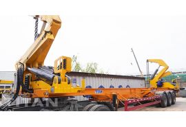 37 Ton Side Lifter Crane Trailer will be transported to Nigeria Lagos