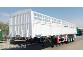 Tri Axles Fence Cargo Semi Trailer will be shipped to Philippines 