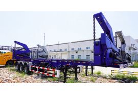 37 Ton 40 Foot Container Side Loader Truck Trailer will be shipped to Sierra Leone