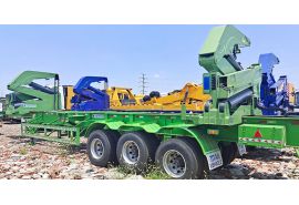 20/40Ft Sidelifter Crane Trailer will be exported to Senegal 