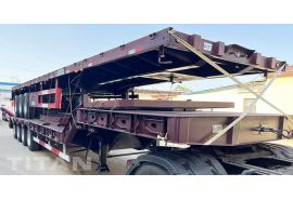 3 Axles Flatbed Trailer and 80T 4 Axle Lowbed Trailer will be sent to Zimbabwe