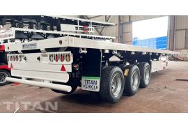 40 Ft Flat Top Semi Trailer will be shipped to Namibia
