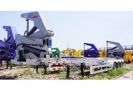 40Ft Self Loading Container Trailer will  be exported to Tanzania