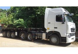 Philippines Customer Feedback of Tri Axle 20 ft Flatbed Semi Trailer