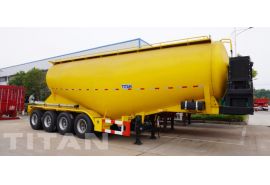 4 Axle 35 CBM Cement Bulker Tanker Trailer is ready shipping to Zambia