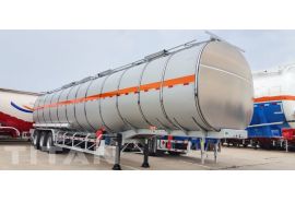 55000 Litre Stainless Steel Fuel Tanker Trailer is gonna be shipping to Guyana