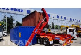 40ft Container Side Loader Truck Trailer is already shipping to Madagascar