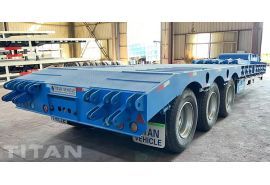 80T 3 Axle Step Deck Trailer will be shipped to East Tomor
