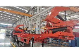 40 Ton 40Ft Container Side Loading Trailer will be shipped to Guyana