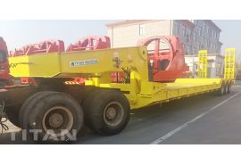 3 Axle Hydraulic Gooseneck Trailer with Ladders will be sent to Guyana