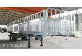 40 Ton 2 Axle Fence Semi Trailer will be sent to Nigeira
