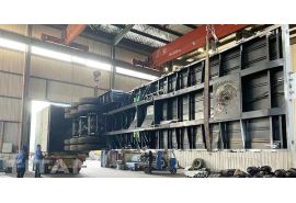 40Ft Tri Axle Flatbed Container Semi trailer will be shipped to Suriname 