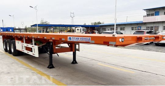 40Ft Flatbed Trailer 3 Axle for Sale will be shipped to Senegal