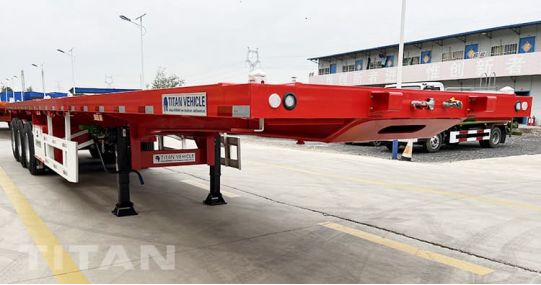 40Ft Shipping Container Flatbed Trailer 3 Axle will be sent to Zimbabwe