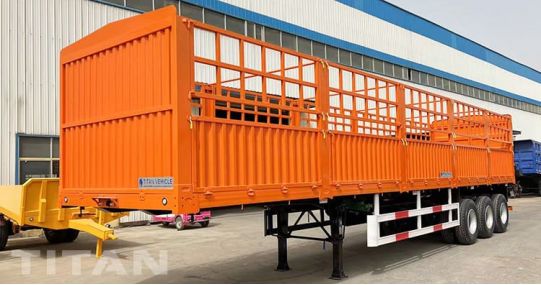 60T 3 Axle Fence Semi Trailer is gonna to ship to Zambia