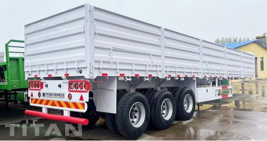 60 Ton Tri Axle Grain Trailer will be shipped to Zimbabwe Harare