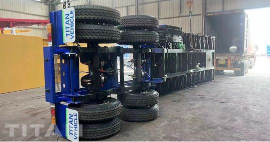 2 Axle 20Ft and 2 Axle 40Ft Flatbed Interlink Trailer will be sent to Malawi