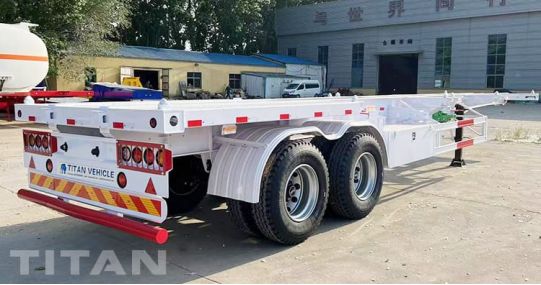 2 Axle 40Ft Skeleton Trailer will be shipped to Zambia
