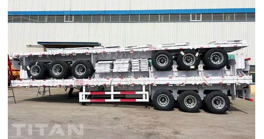 40 Ton Tri Axle Drop Side Semi Trailer will be sent to Zimbabwe