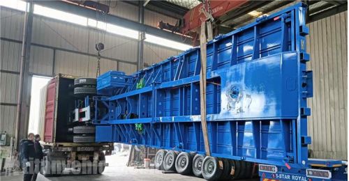 Tri Axle 12.5m Flatbed Semi Trailer will be sent to Namibia