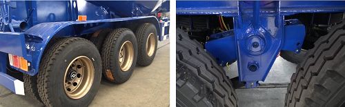3 axle dry bulk cement tanker trailer details