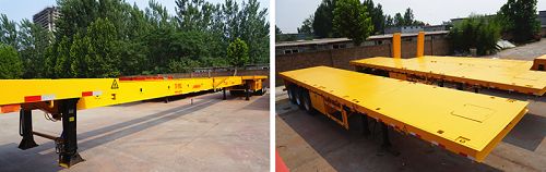 extendable flatbed trailers