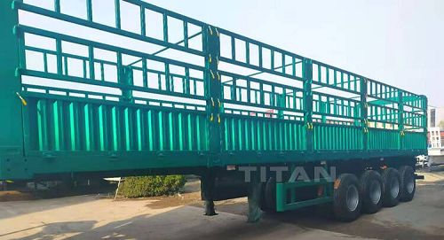 4 Axle Fence semi trailer | trailer with removable walls for sale in Zimbabwe