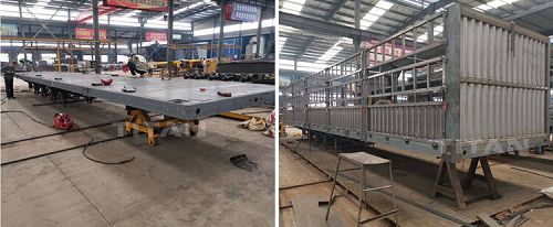 4 Axle Fence semi trailer | trailer with removable walls for sale in Zimbabwe