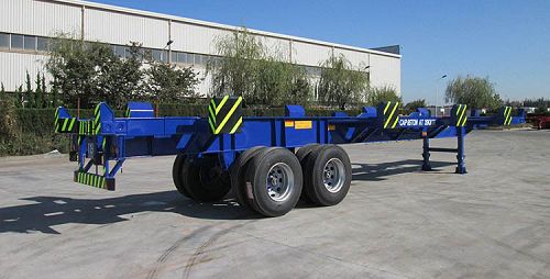 2 Axle 40ft Terminal Port Trailer for Sale in Madagascar