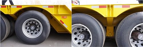 60 Ton 3 Axle Detachable Gooseneck Trailer for Sale in Nigeria