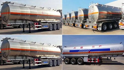 45000 Liters Aluminum Fuel Tanker Semi Trailer