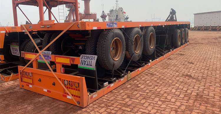 flatbed trailer