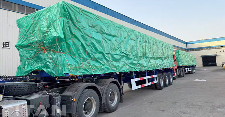 Tri Axle 40 Ft Flatbed Trailer for Sale in Zimbabwe