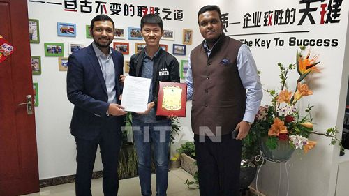 Customers visited TITAN factory