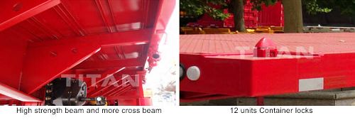 details of flatbed trailer