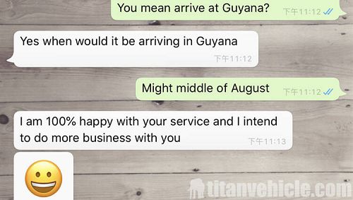 Customer feedback of gas tanker
