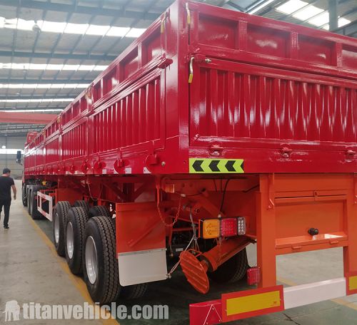 3 axle side tipper trailer in Sudan