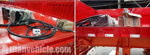 Details of the tipper trailer
