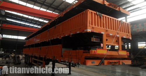 3 Axle Side Wall Semi Trailer